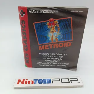 Metroid NES Classics Nintendo Game Boy Advance