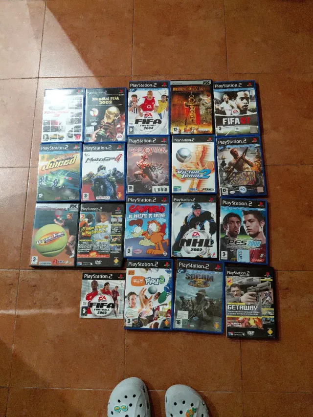 Lote Juegos PS2: FIFA, MotoGP, God of War