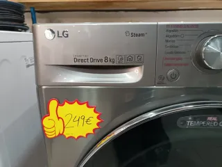 Lavadora LG 8kg Direct Drive Steam A+++