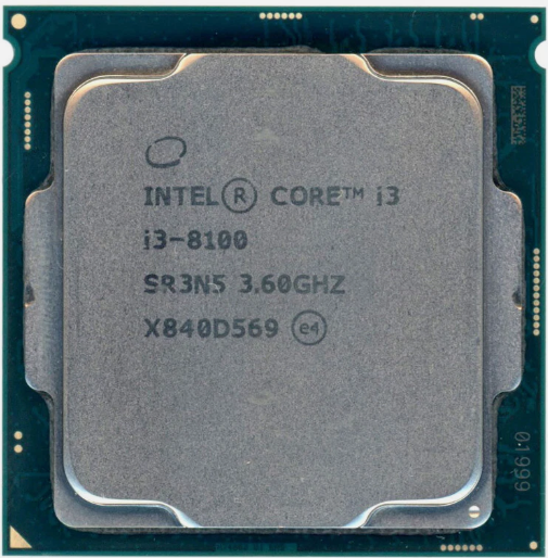 CPU Intel Core i3-8100 3.6GHz