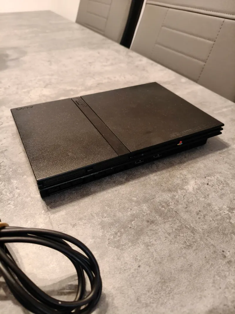 Consola PS2 Slim Negra + Cables (falta mando) afbeelding 3