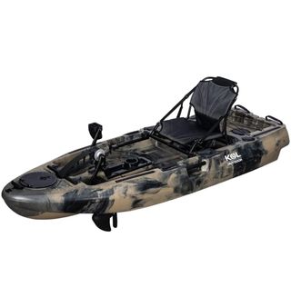 Kayak de pesca con pedalera.