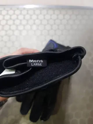 Guantes Moto Racing Talla L Azul