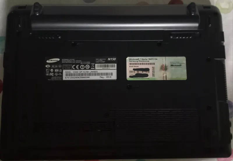 Samsung N150 Portátil Negro afbeelding 8
