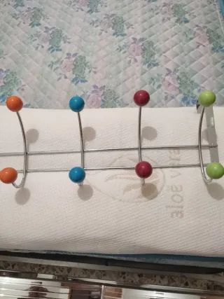 Perchero de puerta con 6 ganchos