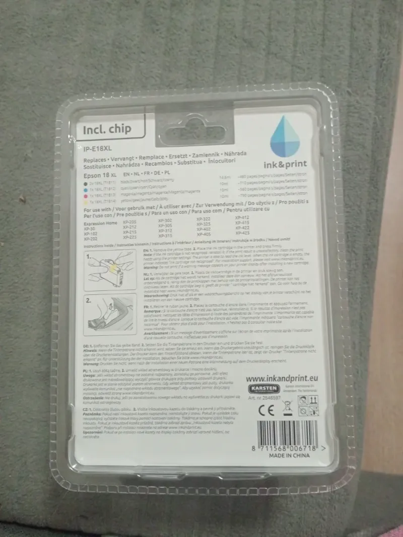 Pack 5 Tintas Epson 18 XL afbeelding 2