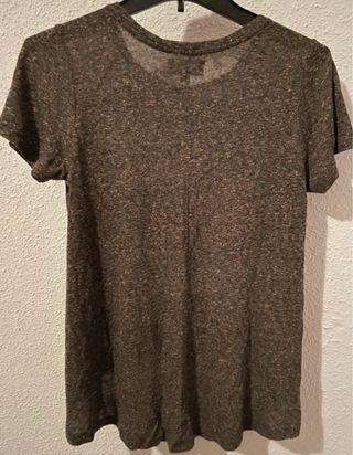 Camiseta Hakei marrón jaspeada