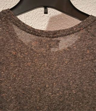 Camiseta Hakei marrón jaspeada