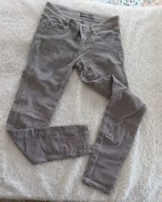 Camisa Abercrombie & Fitch Talla S Rayas Gris/Blan