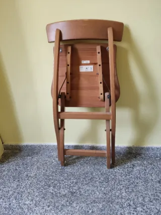 Silla plegable madera Ikea