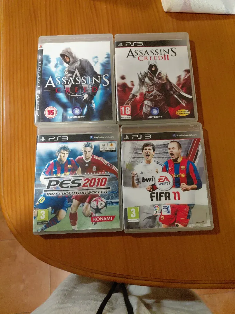 Lote Juegos PS3: Assassin's Creed, PES, FIFA