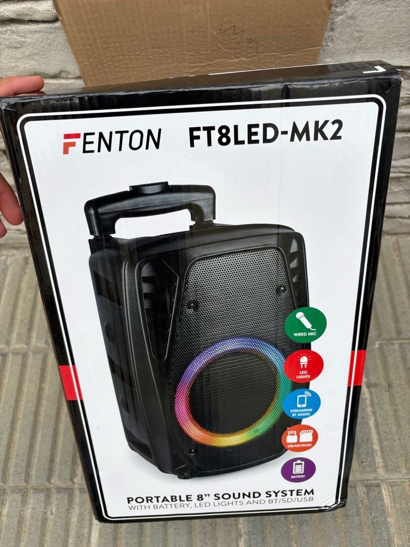 FENTON FT8LED-MK2 Altavoz Portátil