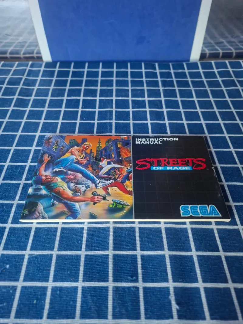 MEGADRIVE ORIGINAL MANUAL STREETS OF RAGE OFICIAL afbeelding 2