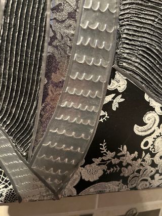 Cuadro Menina Rojo y Negro