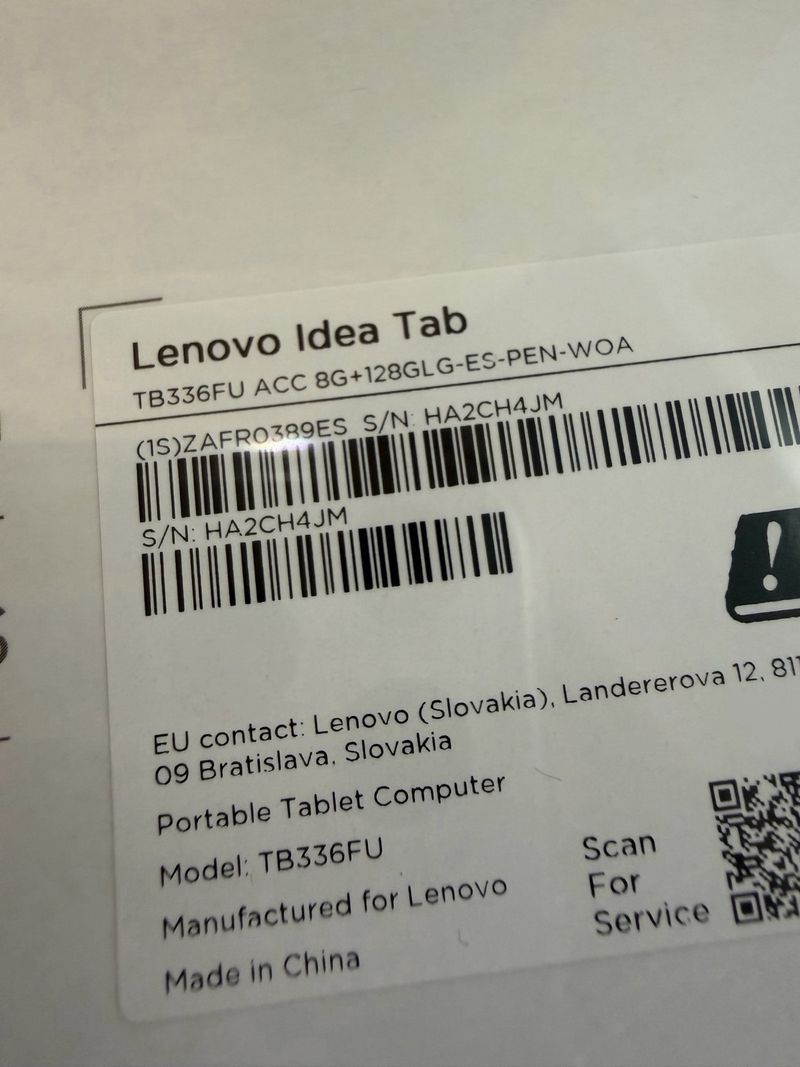 Tablet Lenovo Idea with pen 8 GB RAM 128 GB afbeelding 3