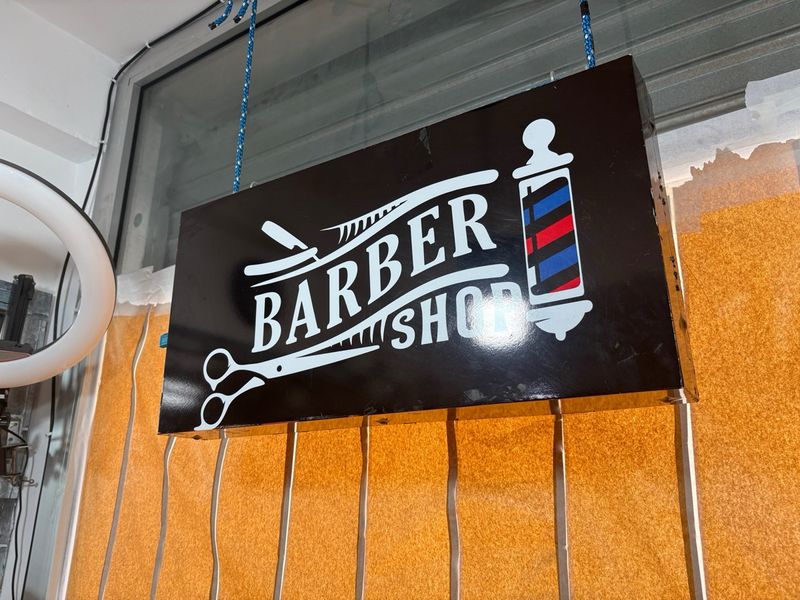 Pantalla de publicidad Barber Shop