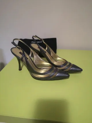 Zapatos Dolce & Gabbana Talla 37 Grises