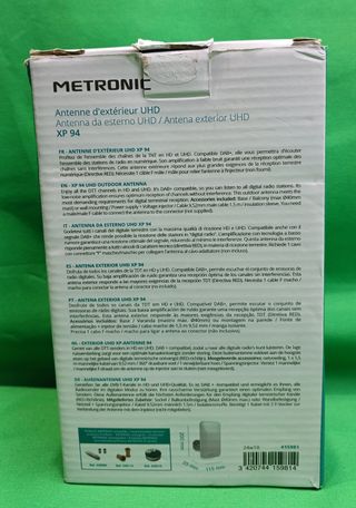Antena Exterior Metronic UHD XP 94