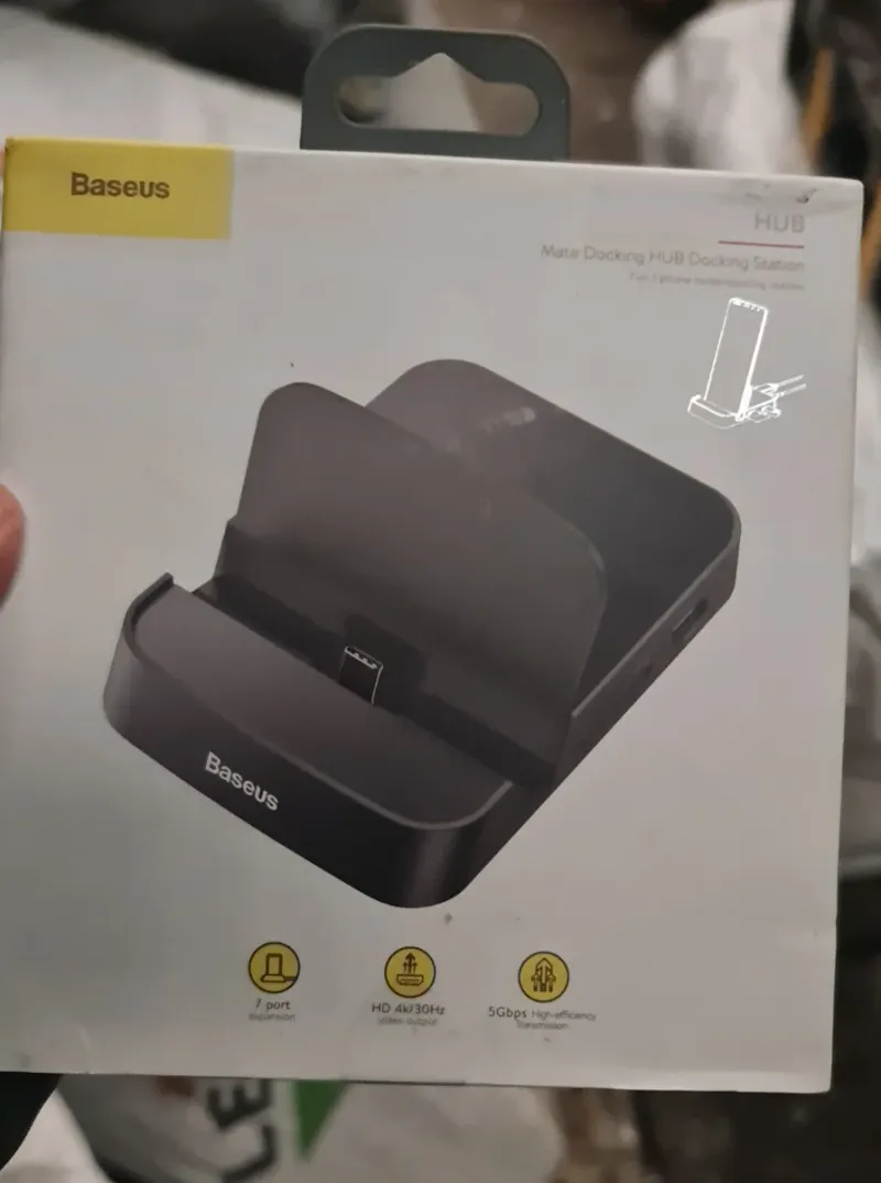 Baseus Hub USB C 7 en 1 Estación de Acoplamiento