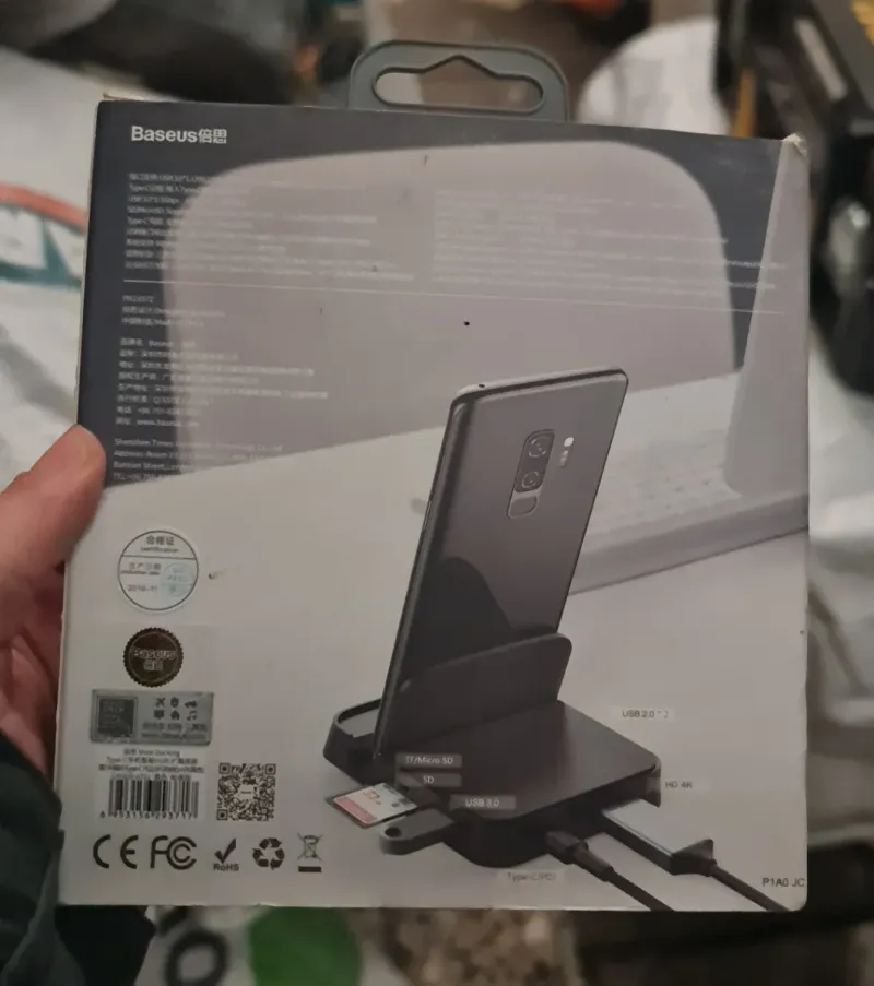 Baseus Hub USB C 7 en 1 Estación de Acoplamiento afbeelding 3