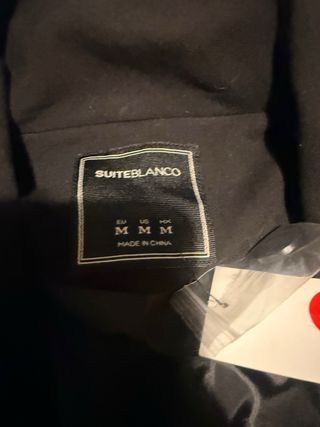 Americana negra larga