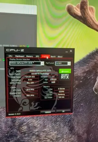 Gigabyte RTX 3070 Gaming OC 8GB