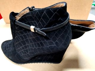 Botines negros piel Durá & Durá talla 41