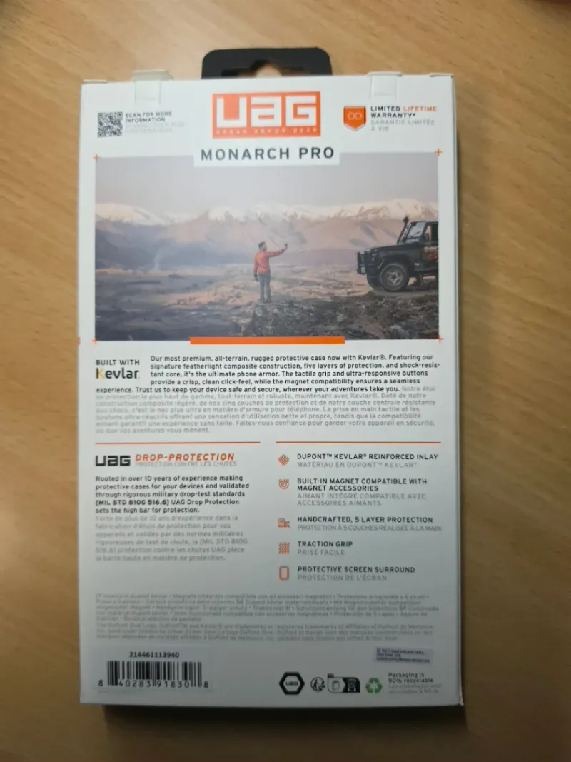 2 Funda UAG Monarch Pro Samsung S25 Ultra afbeelding 2