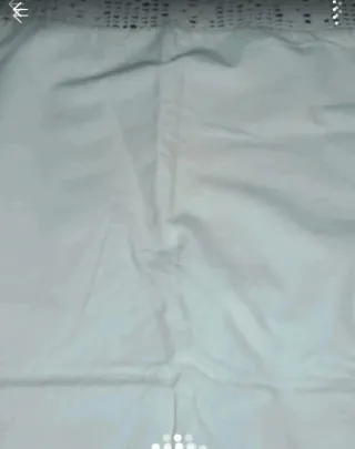 Federa cuscino cotone bianco con pizzo