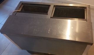 Botellero Inox 2 Puertas 100cm