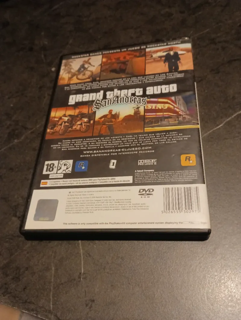 Grand Theft Auto San Andreas PS2 afbeelding 2