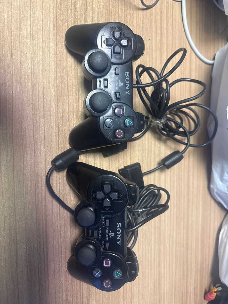 Mandos PS2 Sony DualShock 2 Negros