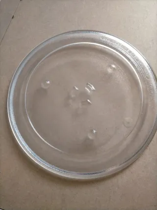 Plato giratorio para microondas de cristal