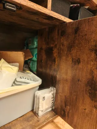 Mueble para arena de gatos