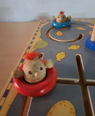 Gioco labirinto in legno con orsetti
