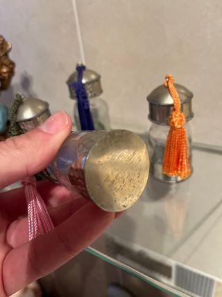 Botes antiguos de plata Marruecos