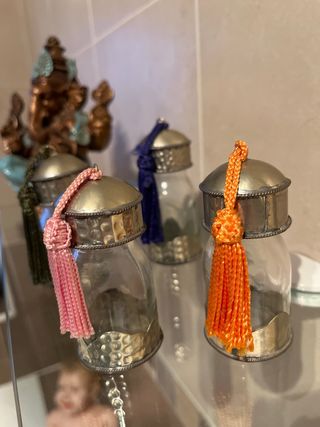 Botes antiguos de plata Marruecos