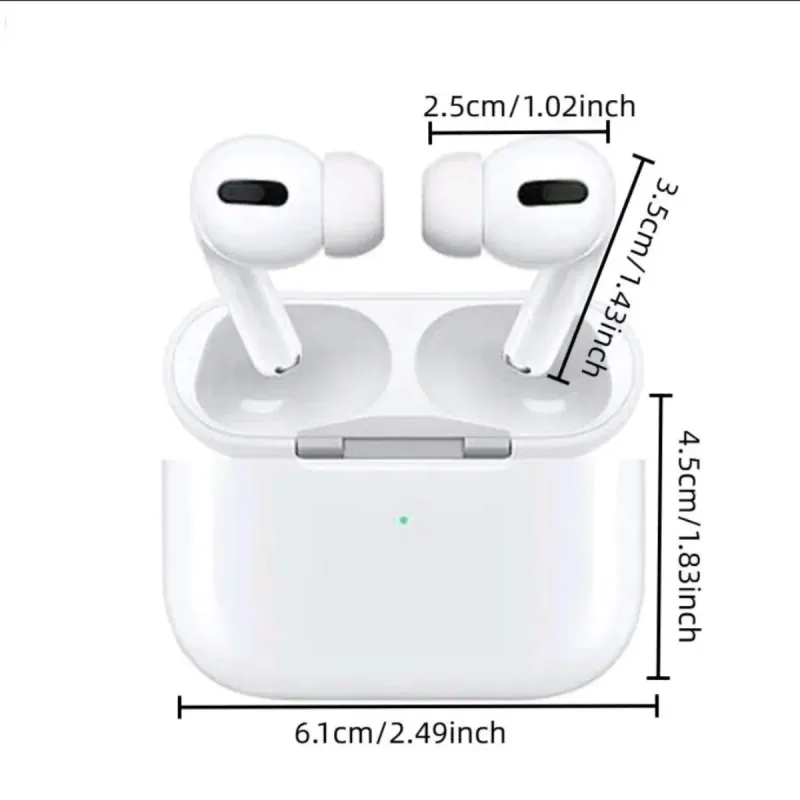 Cascos inalámbricos blancos con estuche y cable afbeelding 3