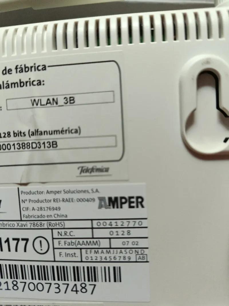 Router Inalámbrico Telefonica afbeelding 5