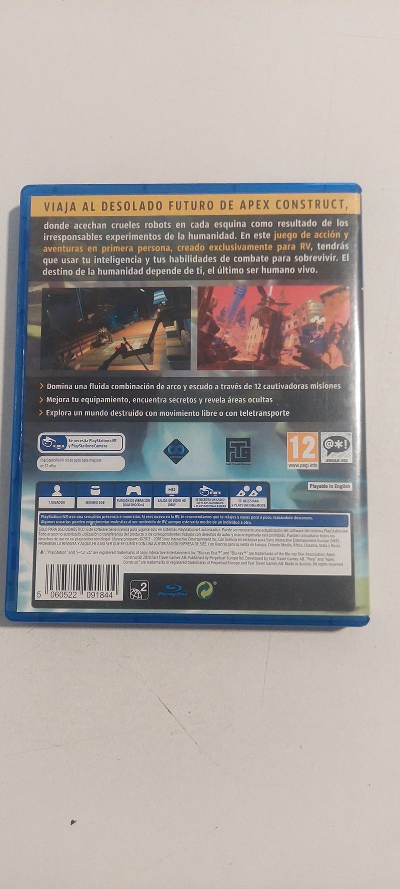 Apex Construct PS4 VR Requerido afbeelding 2