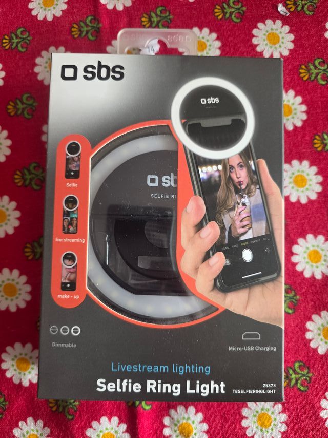 Anillo de luz para selfies SBS para transmisión en vivo