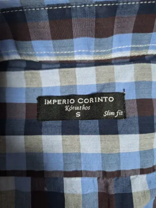 Camisa cuadros Imperio Corinto XS