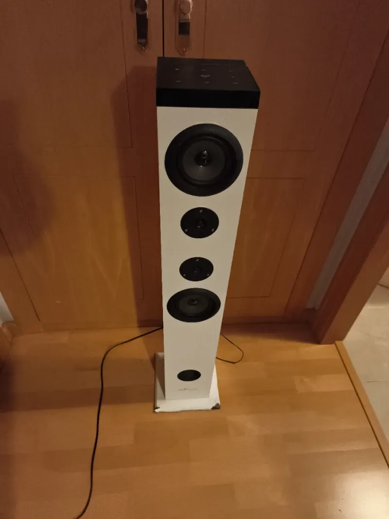 Torre de sonido blanca afbeelding 2