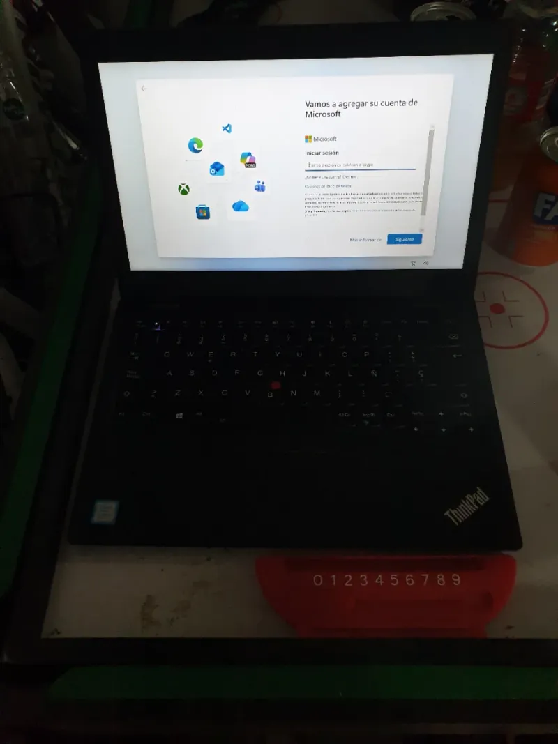 Portátil Lenovo ThinkPad Negro afbeelding 4