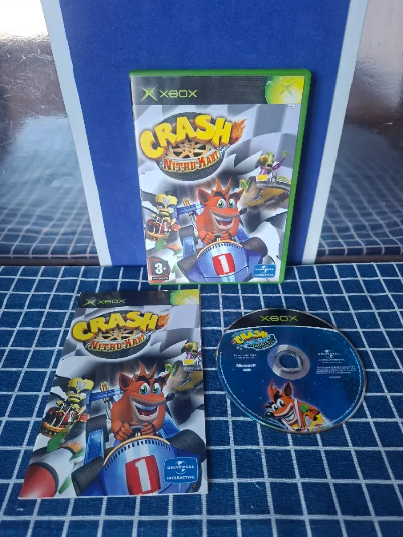 XBOX CRASH NITRO KART ORIGINAL COMPLETO