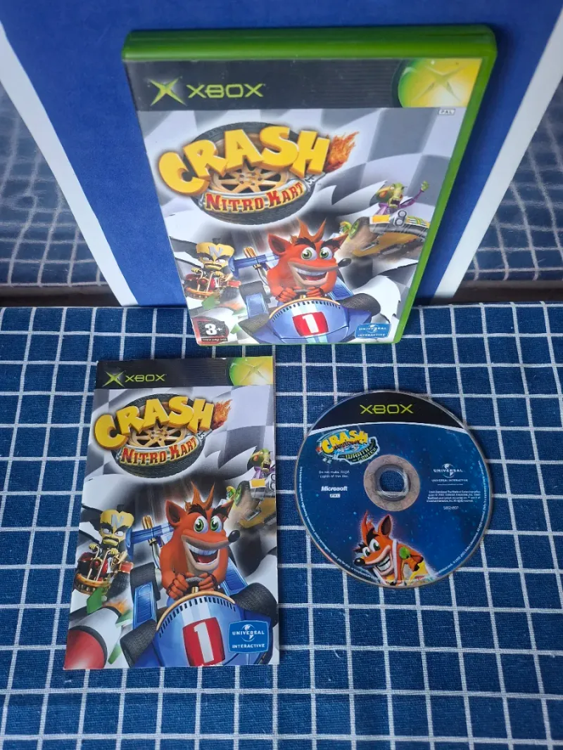 XBOX CRASH NITRO KART ORIGINAL COMPLETO afbeelding 2