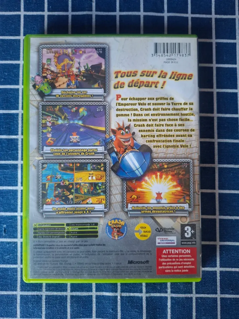 XBOX CRASH NITRO KART ORIGINAL COMPLETO afbeelding 10