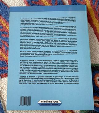 La personalidad y sus transtornos Theodore Millon