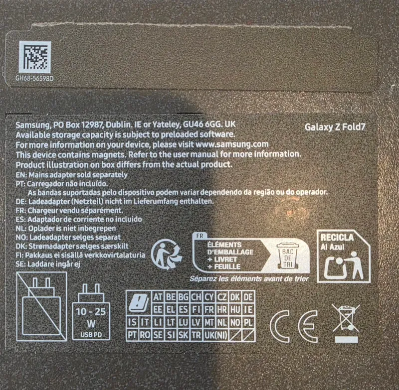 Samsung Z Fold 7 1TB Azul 2 capas incluidas afbeelding 6