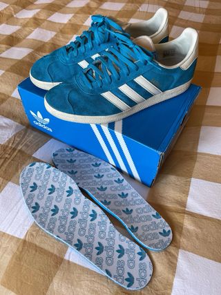 Adidas Gazelle Azul y Blanco